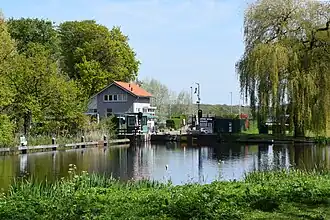 Het Kralingse Verlaat gezien vanaf de Boezemlaan