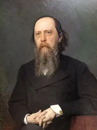 Saltykov. Portret door Ivan Kramskoj