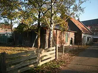 Achterzijde Kranenbreukerhuis voor de restauratie