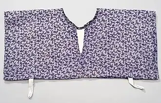 Kraplap voor vierljaars rouw, Spakenburg, 1920