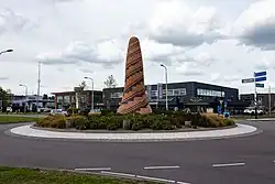 Kunstwerk op de Kreitenmolenstraat buiten Udenhout