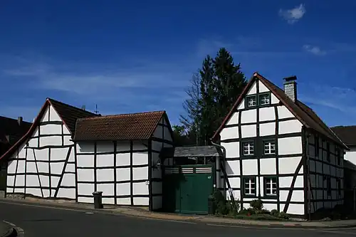 Grote vakwerkboerderij te Drove