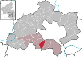 Kaart van Krickenbach