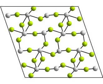 kristalstructuur ■&nbsp;Sn2+ ■&nbsp;F−