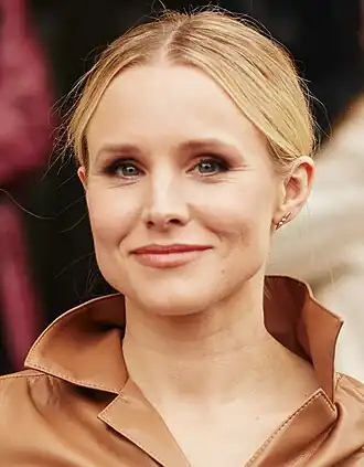 Kristen Bell tijdens de Paris Fashion Week in 2019