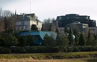 Het hoofdkantoor in Kristianborgvannet in Bergen