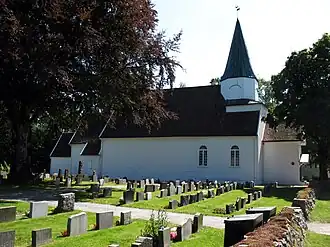 Kerk van Tveit uit de 12e eeuw