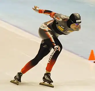 Groves tijdens wereldbekerwedstrijd (2008)