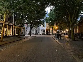 Het Krocht vanaf de Kruisstraat in westelijke richting gezien