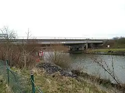 Krommehambrug Gent (natuurgebied Assels zijde Sint-Denijs-Westrem; buitenring R4; GPS 51.035960, 3.682577)