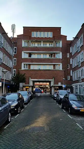 Doorgang Krommertstraat (voor) naar Jan Evertsenstraat (oktober 2018)