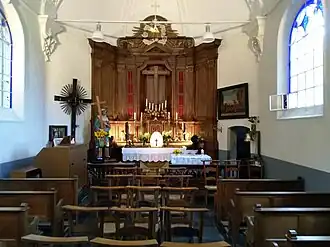 Interieur van de Kruiskapel