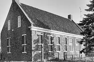Het voorhuis van Groot Kruisstede in 1969.