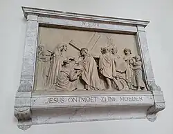 Kruiswegstatie in de Mozes en Aäronkerk