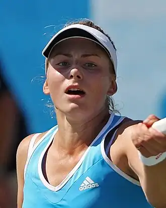 Winnares in het enkelspel: Ksenija Pervak