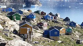De huizen van Kullorsuaq
