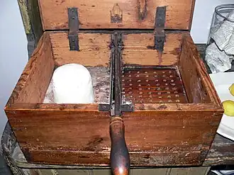 Suikersnijapparaat in het Professorenhaus, Lund