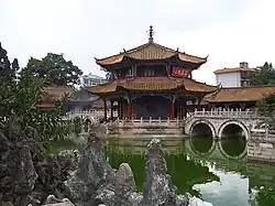 Yuantong-tempel in het centrum