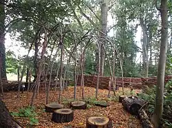 Deel van natuurlijke kunstuiting, september 2017