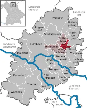 Kaart van Kupferberg