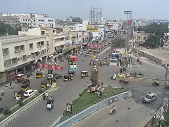 Hoofdweg Bellary Rd in Kurnool