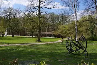 Het gradeerwerk in het Kurpark
