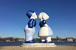 Kissing Couple XXXL / Kussend paar