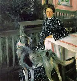 Julia Koestodieva, de echtgenote van de schilder (1903).