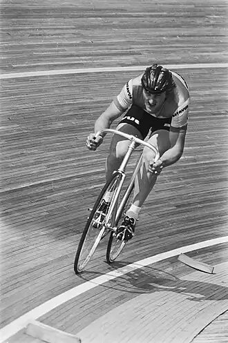 1976 Herman Ponsteen tijdens de NK achtervolging voor amateurs