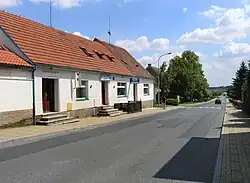 Oostelĳk deel van het dorp