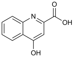 Structuurformule van kynureenzuur