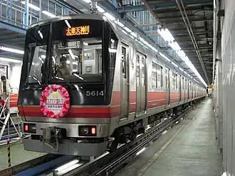 Tozai-lijn op de kaart