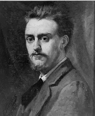 Portret van Léon Mignon (Léon Philippet, 1872)