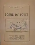 Omslagillustratie (met twee meeuwen) van Poëme du Poëte (Henri Vandeputte)
