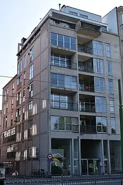 De zonnewijzer aan de Mechelsesteenweg te Antwerpen