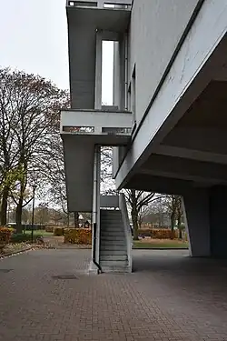 Koning-Albertgebouw van de Parkwijk Casablanca te Kessel-Lo