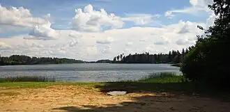 Het westelijk deel van het Lõõdla järv