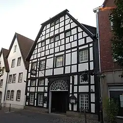 Vakwerkhuis Roggenmarkt Lünen, bouwjaar 1600
