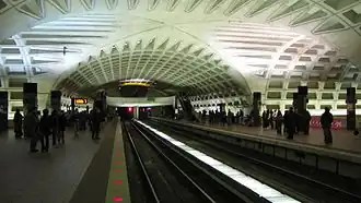 L'Enfant Plaza station, het bovenste van de twee niveaus