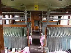 Interieur tweede klas