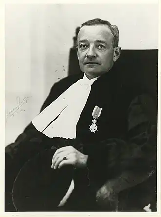 Nypels in toga, ca. 1932.