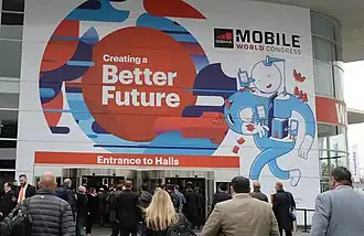 Ingang van het evenement in 2018