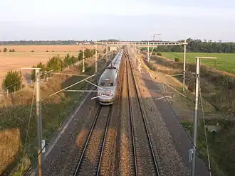 Raccordement d'interconnexion nord-sud bij Grisy-Suisnes