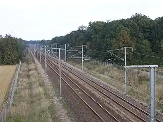 Raccordement d'interconnexion nord-sud bij Presles-en-Brie