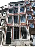 Huis "A l'Anneau d'Or 1754": gevel en dak