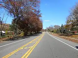 Begin van de Vanderbilt Parkway in Suffolk County