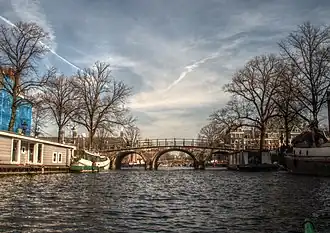 De Lucas Jansz Sinckbrug gezien vanaf de Keizersgracht, maart 2016