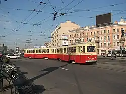 LM-49 museumstel tijdens de tramparade in 2007.