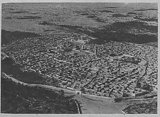 Luchtfoto uit 1919 van Ouargla