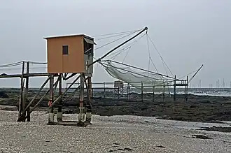 Vissershutten bij La Plaine-sur-Mer